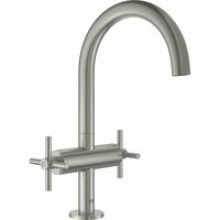 Смеситель для раковины GROHE Atrio двухвентильный, суперсталь (21019DC3)