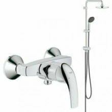 Душевая система GROHE Vitalio Start System 180 Flex со смесителем для душа, хром (NSB0150)