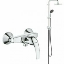 Душевая система GROHE Vitalio Start System 180 Flex со смесителем для душа, хром (NSB0151)