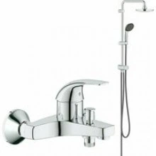 Душевая система GROHE Vitalio Start System 180 Flex со смесителем для ванны, хром (NSB0155)