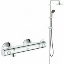 Душевая система GROHE Vitalio Start System 180 Flex с термостатом для душа, хром (NSB0159)