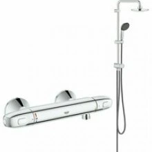 Душевая система GROHE Vitalio Start System 180 Flex с термостатом для душа, хром (NSB0160)