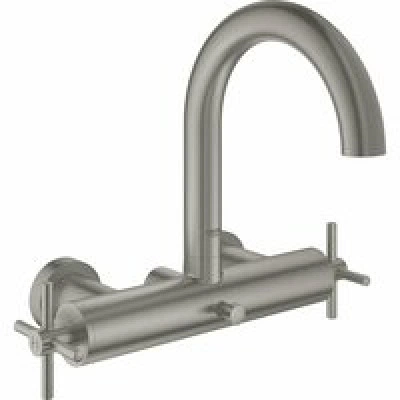 Смеситель для ванны GROHE Atrio двухвентильный, внешнего монтажа, суперсталь (25010DC3) Смеситель для ванны GROHE Atrio двухвентильный, внешнего монтажа, суперсталь (25010DC3)