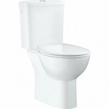 Готовый комплект напольного унитаза GROHE Bau Ceramic, альпин-белый (39496000)
