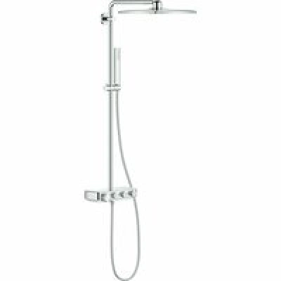 Душевая система GROHE Euphoria SmartControl System 310 Cube Duo с термостатом для душа, хром (26508000) Душевая система GROHE Euphoria SmartControl System 310 Cube Duo с термостатом для душа, хром (26508000)