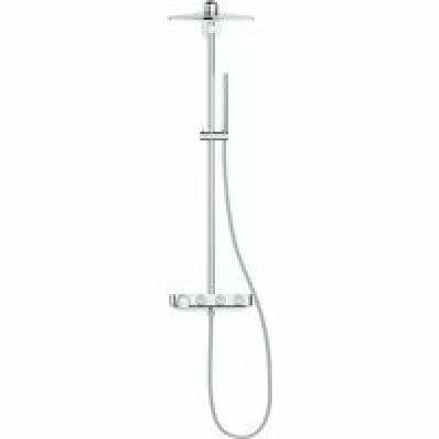 Душевая система GROHE Euphoria SmartControl System 310 Cube Duo с термостатом для душа, белая луна (26508LS0) Душевая система GROHE Euphoria SmartControl System 310 Cube Duo с термостатом для душа, белая луна (26508LS0)