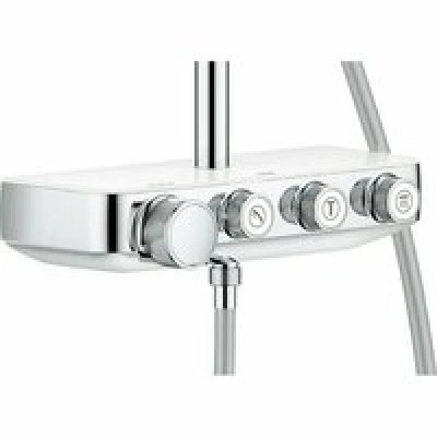 Душевая система GROHE Euphoria SmartControl System 310 Cube Duo с термостатом для душа, белая луна (26508LS0) Душевая система GROHE Euphoria SmartControl System 310 Cube Duo с термостатом для душа, белая луна (26508LS0)