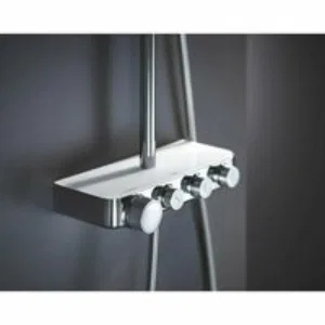 Душевая система GROHE Euphoria SmartControl System 310 Cube Duo с термостатом для душа, белая луна (26508LS0) Душевая система GROHE Euphoria SmartControl System 310 Cube Duo с термостатом для душа, белая луна (26508LS0)