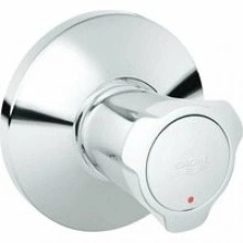 Внешняя часть вентиля GROHE Costa L, красная маркировка, хром (19809001)