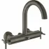 Смеситель для ванны GROHE Atrio двухвентильный, внешнего монтажа, темный графит матовый (25010AL3) Смеситель для ванны GROHE Atrio двухвентильный, внешнего монтажа, темный графит матовый (25010AL3)