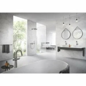 Держатель для полотенца GROHE Atrio двойной, темный графит матовый (40308AL3) Держатель для полотенца GROHE Atrio двойной, темный графит матовый (40308AL3)