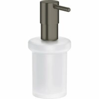 Дозатор жидкого мыла GROHE Essentials, тёмный графит матовый (40394AL1) Дозатор жидкого мыла GROHE Essentials, тёмный графит матовый (40394AL1)