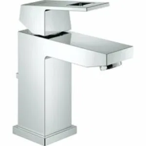 Смеситель для раковины GROHE Eurocube с донным клапаном, S-size, хром (2339000E) Смеситель для раковины GROHE Eurocube с донным клапаном, S-size, хром (2339000E)