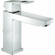 Смеситель для раковины GROHE Eurocube с донным клапаном, M-size, хром (23445000)