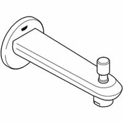 Излив для ванны GROHE Eurodisc Cosmopolitan с переключателем ванна/душ, хром (13279002) Излив для ванны GROHE Eurodisc Cosmopolitan с переключателем ванна/душ, хром (13279002)