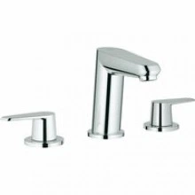 Смеситель для раковины GROHE Eurodisc Cosmopolitan на 3 отверстия с донным клапаном, хром (20214002)