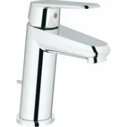 Смеситель для раковины GROHE Eurodisc Cosmopolitan с донным клапаном, S-size, хром (23049002)