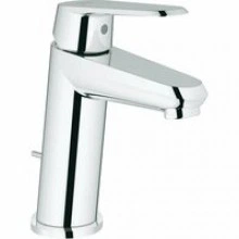 Смеситель для раковины GROHE Eurodisc Cosmopolitan с донным клапаном, S-size, хром (23049002)