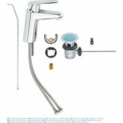 Смеситель для раковины GROHE Eurodisc Cosmopolitan, S-Size, хром (33190002) Смеситель для раковины GROHE Eurodisc Cosmopolitan, S-Size, хром (33190002)