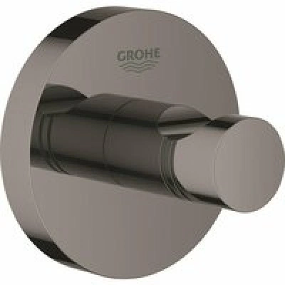 Крючок для халата GROHE Essentials, тёмный графит глянец (40364A01) Крючок для халата GROHE Essentials, тёмный графит глянец (40364A01)