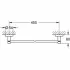 Держатель для полотенца GROHE Essentials 450 мм, тёмный графит глянец (40688A01) Держатель для полотенца GROHE Essentials 450 мм, тёмный графит глянец (40688A01)