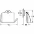 Держатель для туалетной бумаги с крышкой GROHE Essentials, темный графит матовый (40367AL1) Держатель для туалетной бумаги с крышкой GROHE Essentials, темный графит матовый (40367AL1)