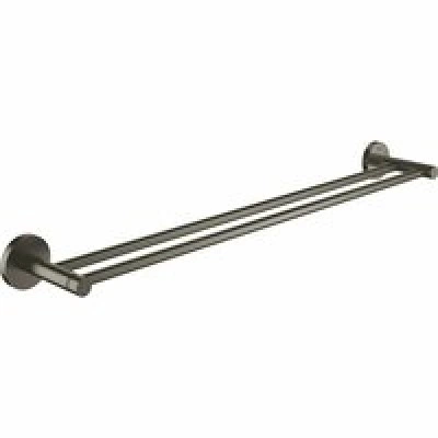 Держатель для полотенца GROHE Essentials 600 мм, двойной, тёмный графит матовый (40802AL1) Держатель для полотенца GROHE Essentials 600 мм, двойной, тёмный графит матовый (40802AL1)