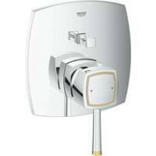 Внешняя часть смесителя для ванны GROHE Grandera, хром/золото (24068IG0)