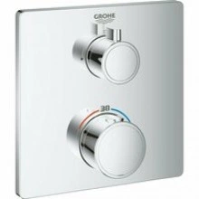Внешняя часть термостата для душа GROHE Grohtherm, хром (24078000)