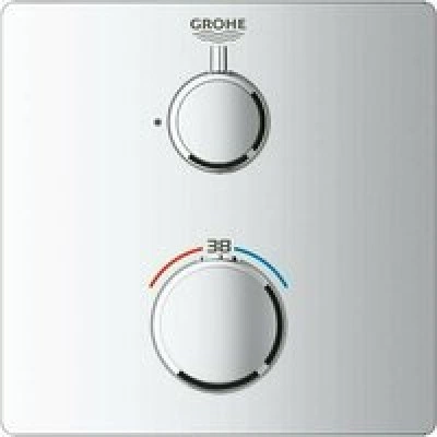 Внешняя часть термостата для душа GROHE Grohtherm, хром (24078000) Внешняя часть термостата для душа GROHE Grohtherm, хром (24078000)