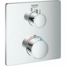 Внешняя часть термостата для душа GROHE Grohtherm на 2 потребителя, хром (24079000)