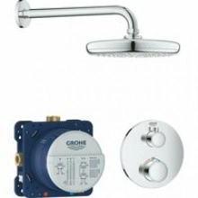 Душевой набор GROHE Grohtherm с Tempesta 210, 1 режим, 9,5 л/мин, хром (34726000)