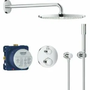 Душевая система GROHE Grohtherm с термостатом для душа, хром (34731000) Душевая система GROHE Grohtherm с термостатом для душа, хром (34731000)