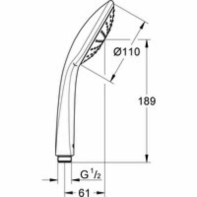 Душевая система GROHE Grohtherm с Rainshower Cosmopolitan 160, хром (34735000) Душевая система GROHE Grohtherm с Rainshower Cosmopolitan 160, хром (34735000)