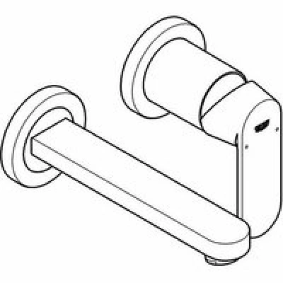 Внешняя часть смесителя для раковины GROHE Eurosmart Cosmopolitan на 2 отверстия, S-Size, хром (19381000) Внешняя часть смесителя для раковины GROHE Eurosmart Cosmopolitan на 2 отверстия, S-Size, хром (19381000)