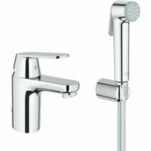 Смеситель для раковины GROHE Eurosmart Cosmopolitan с гигиеническим душем, S-size, хром (23125000)