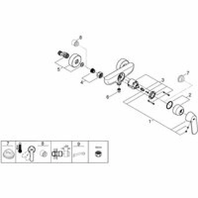 Смеситель для душа GROHE Eurosmart Cosmopolitan, хром (32837000) Смеситель для душа GROHE Eurosmart Cosmopolitan, хром (32837000)