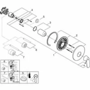 Смеситель для душа GROHE Eurosmart Cosmopolitan скрытого монтажа, в комплекте с монтажной частью, хром (32880000) Смеситель для душа GROHE Eurosmart Cosmopolitan скрытого монтажа, в комплекте с монтажной частью, хром (32880000)