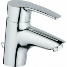 Смеситель для раковины GROHE Eurostyle с цепочкой с энергосберегающим картриджем, хром (2337510E)