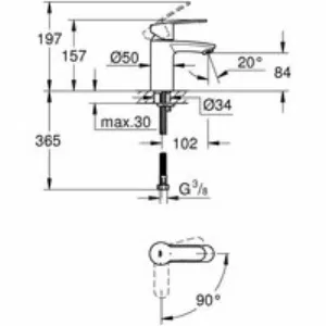Смеситель для раковины GROHE Eurostyle Cosmopolitan, S-size, хром (2337320E) Смеситель для раковины GROHE Eurostyle Cosmopolitan, S-size, хром (2337320E)