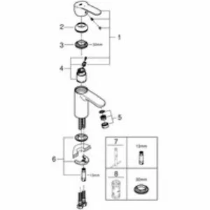 Смеситель для раковины GROHE Eurostyle Cosmopolitan, S-size, хром (2337320E) Смеситель для раковины GROHE Eurostyle Cosmopolitan, S-size, хром (2337320E)