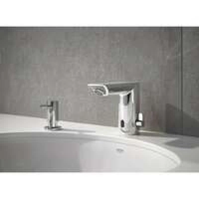 Смеситель для раковины GROHE BauCosmopolitan E инфракрасный, хром (36451000) Смеситель для раковины GROHE BauCosmopolitan E инфракрасный, хром (36451000)
