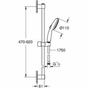 Готовый комплект для ванной комнаты GROHE BauEdge, хром (NB0048) Готовый комплект для ванной комнаты GROHE BauEdge, хром (NB0048)