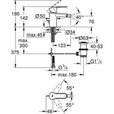 Смеситель для биде GROHE Eurostyle Cosmopolitan с донным клапаном, хром (33565002) Смеситель для биде GROHE Eurostyle Cosmopolitan с донным клапаном, хром (33565002)