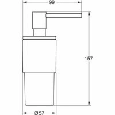 Дозатор жидкого мыла GROHE Atrio, темный графит матовый (40306AL3) Дозатор жидкого мыла GROHE Atrio, темный графит матовый (40306AL3)
