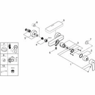 Смеситель для душа GROHE Eurostyle Cosmopolitan, хром (33590002) Смеситель для душа GROHE Eurostyle Cosmopolitan, хром (33590002)