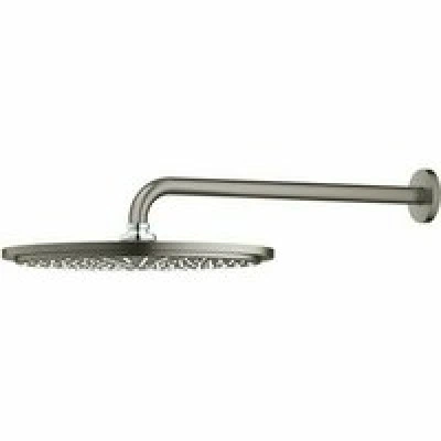 Верхний душ GROHE Rainshower с душевым кронштейном, 1 режим, темный графит матовый, (26066AL0) Верхний душ GROHE Rainshower с душевым кронштейном, 1 режим, темный графит матовый, (26066AL0)