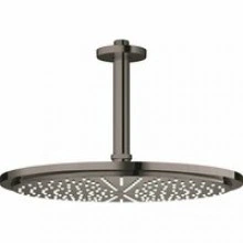 Верхний душ GROHE Rainshower Cosmopolitan 310, 8 л/мин, 1 режим, 142 мм, темный графит глянцевый (26067A00)