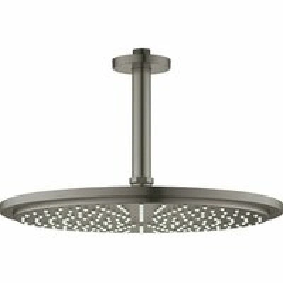 Верхний душ GROHE Rainshower Cosmopolitan 310, 8 л/мин, 1 режим, 142 мм, темный графит матовый (26067AL0) Верхний душ GROHE Rainshower Cosmopolitan 310, 8 л/мин, 1 режим, 142 мм, темный графит матовый (26067AL0)