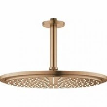Верхний душ GROHE Rainshower Cosmopolitan 310, 8 л/мин, 1 режим, 142 мм, теплый закат матовый (26067DL0)